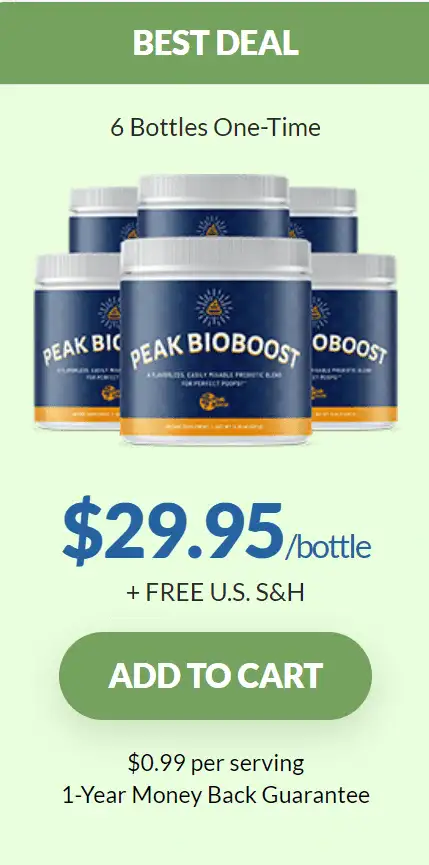 Peak BioBoost - 6 Bottles