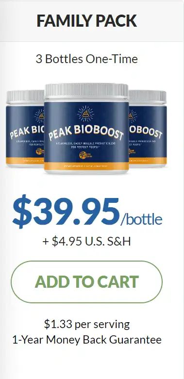 Peak BioBoost - 3 Bottles